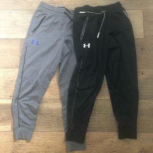 2 pair of Boys Under Armour joggers size small